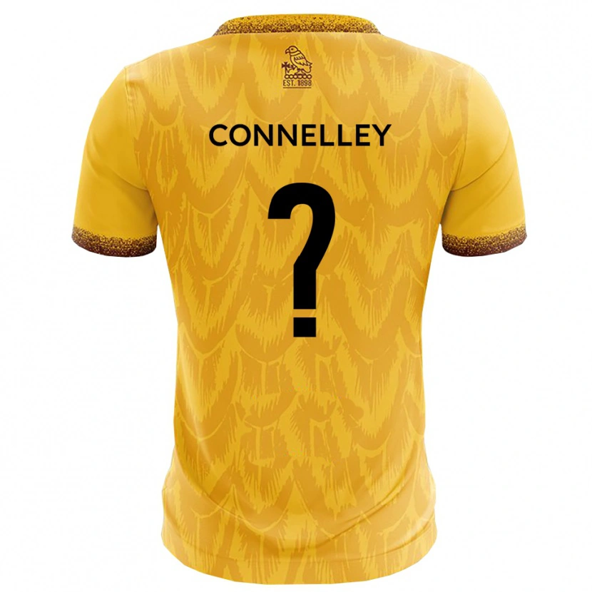 Danxen Mulher Camisola Chloe Connelley #0 Amarelo Marrom Principal 2025/26 Camisa Brasil
