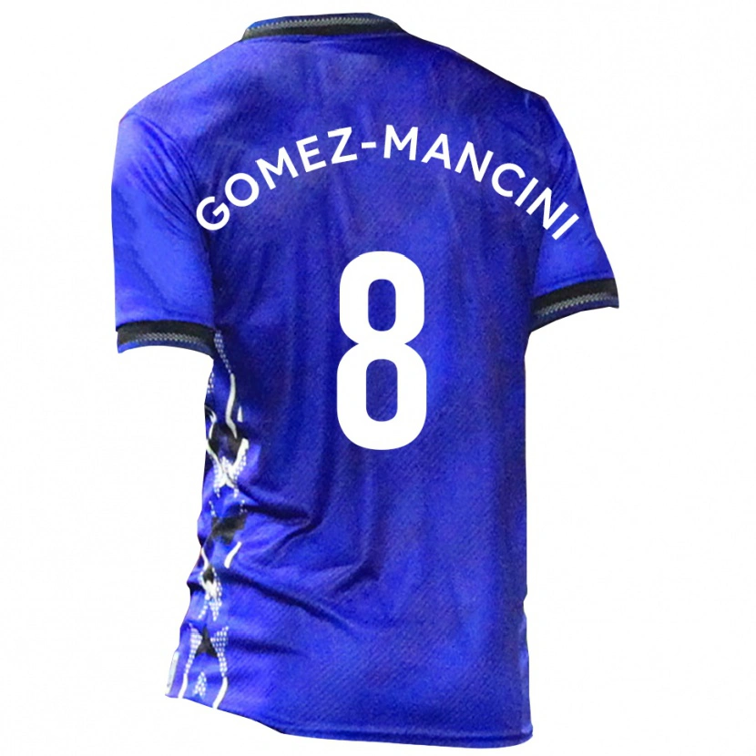 Danxen Mulher Camisola Anthony Gomez-Mancini #8 Azul Branco Principal 2025/26 Camisa Brasil