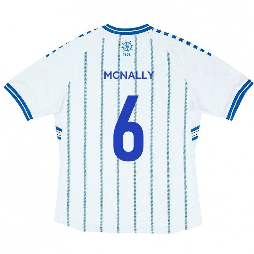 Danxen Mulher Camisola Reiss Mcnally #6 Branco Azul Principal 2025/26 Camisa Brasil