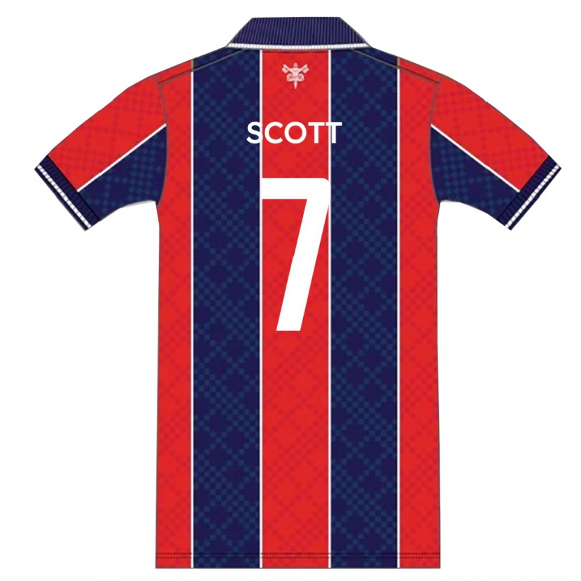 Danxen Mulher Camisola Rashawn Scott #7 Vermelho Azul Marinho Principal 2025/26 Camisa Brasil