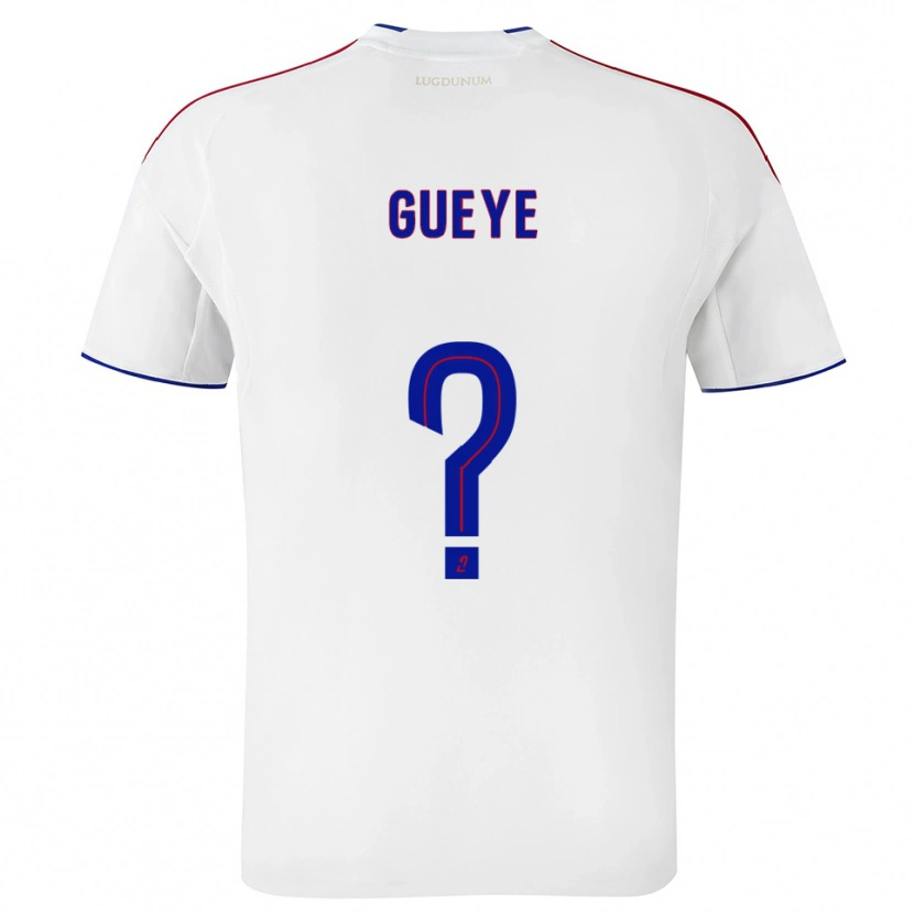 Danxen Mulher Camisola Thiema Gueye #0 Branco Vermelho Principal 2025/26 Camisa Brasil