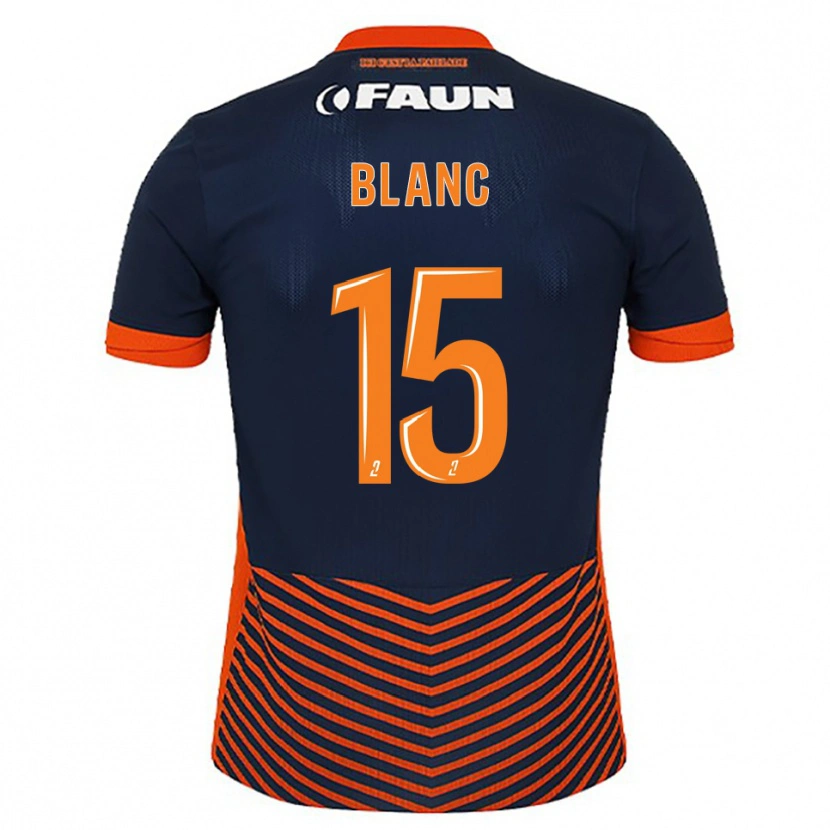 Danxen Mulher Camisola Cyrielle Blanc #15 Azul Meia-Noite Laranja Principal 2025/26 Camisa Brasil