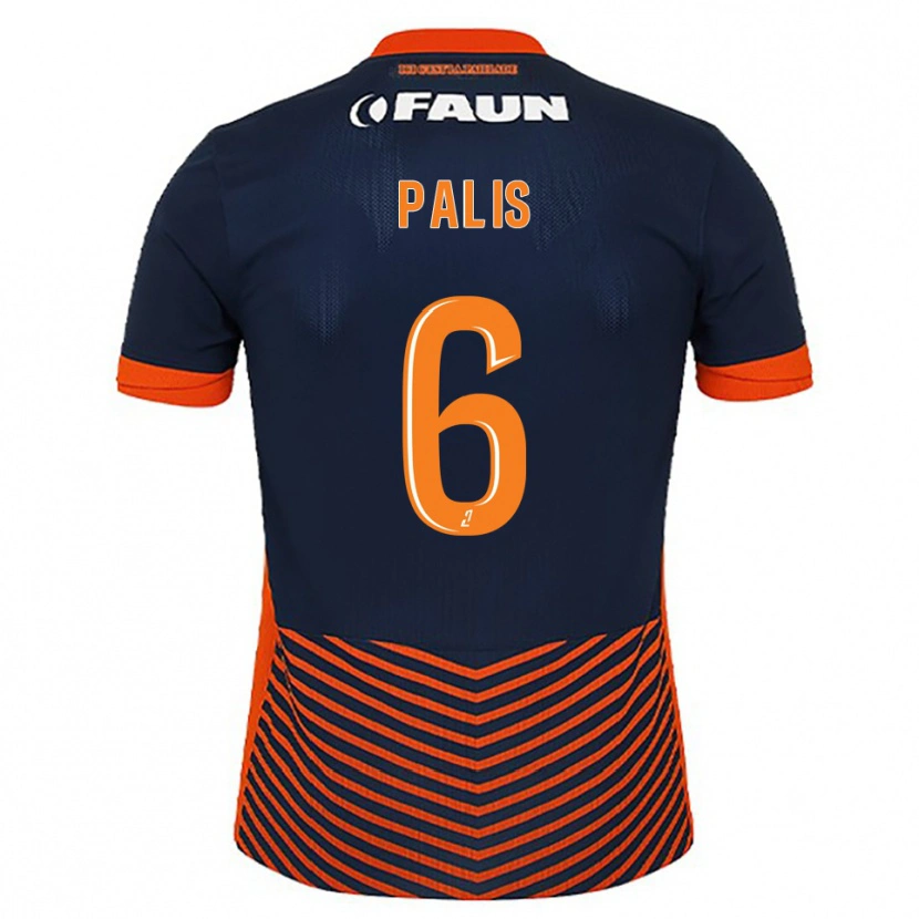 Danxen Mulher Camisola Ella Palis #6 Azul Meia-Noite Laranja Principal 2025/26 Camisa Brasil