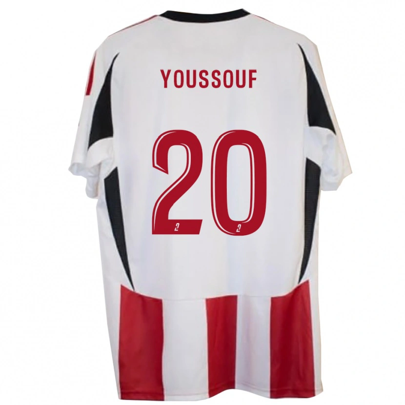 Danxen Mulher Camisola Mohamed Youssouf #20 Vermelho Azul Principal 2025/26 Camisa Brasil