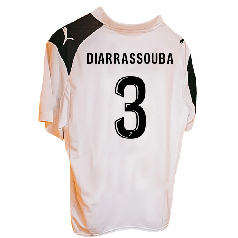 Danxen Mulher Camisola Corneille Diarrassouba #3 Preto Branco Principal 2025/26 Camisa Brasil