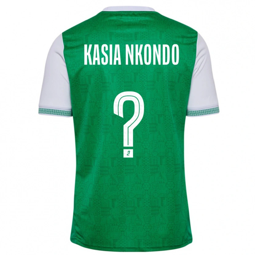 Danxen Mulher Camisola Nathan Kasia Nkondo #0 Verde Branco Principal 2025/26 Camisa Brasil