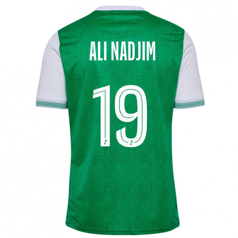 Danxen Mulher Camisola Nadjma Ali Nadjim #19 Verde Branco Principal 2025/26 Camisa Brasil