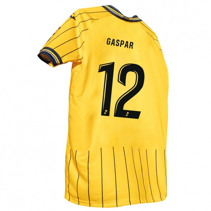 Danxen Mulher Camisola Jordy Gaspar #12 Amarelo Azul Marinho Principal 2025/26 Camisa Brasil