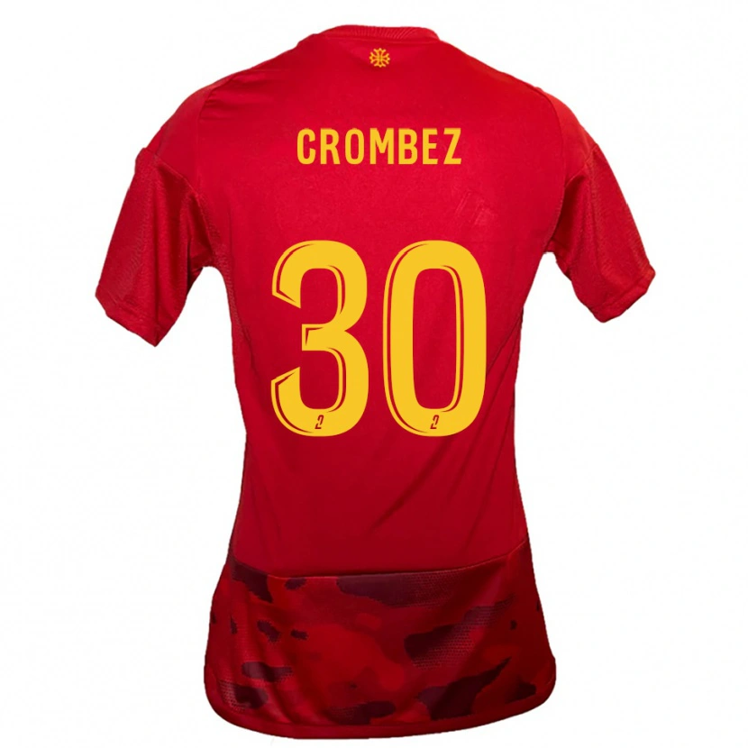 Danxen Mulher Camisola Enzo Crombez #30 Vermelho Amarelo Principal 2025/26 Camisa Brasil