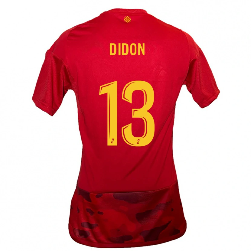 Danxen Mulher Camisola Anis Didon #13 Vermelho Amarelo Principal 2025/26 Camisa Brasil