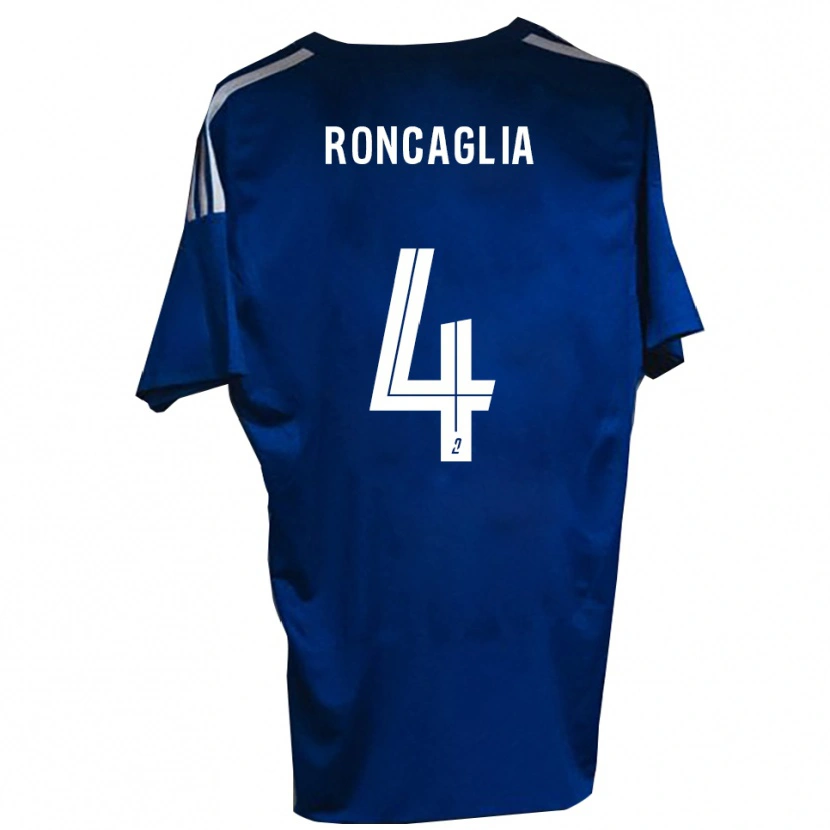Danxen Mulher Camisola Anthony Roncaglia #4 Azul Branco Principal 2025/26 Camisa Brasil