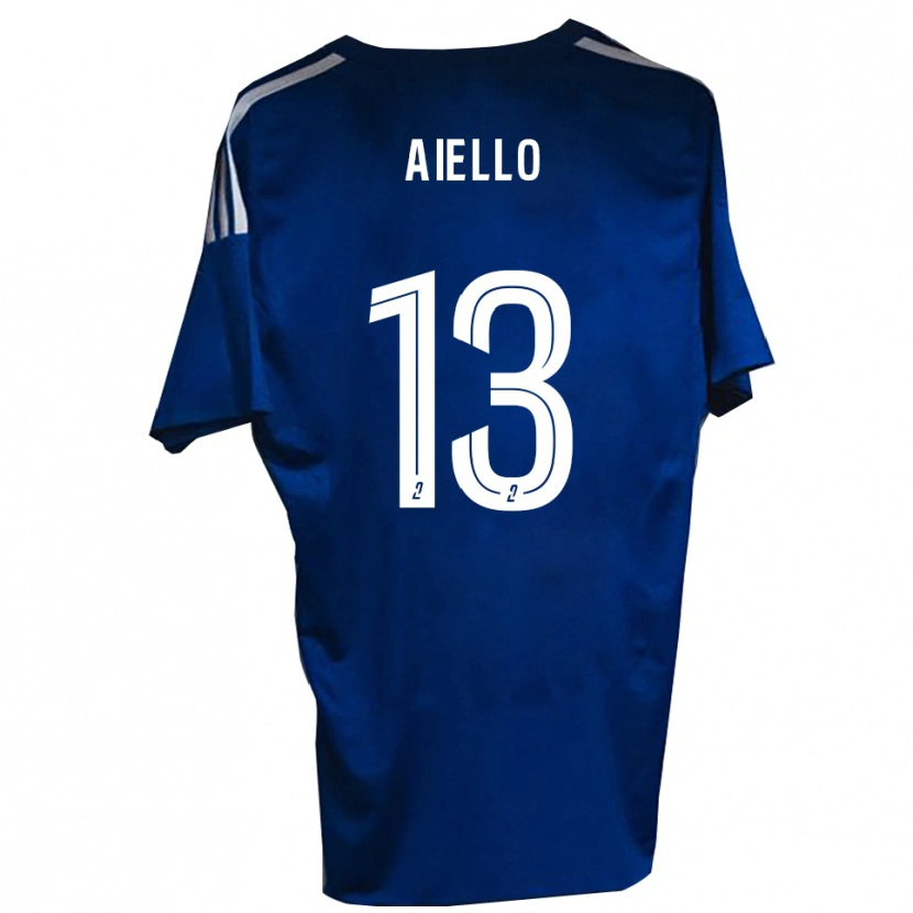 Danxen Mulher Camisola Nicolas Aiello #13 Azul Branco Principal 2025/26 Camisa Brasil