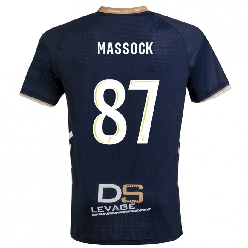 Danxen Mulher Camisola Théna Massock #87 Azul Marinho Dourado Principal 2025/26 Camisa Brasil