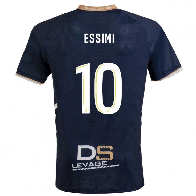 Danxen Mulher Camisola Marco Essimi #10 Azul Marinho Dourado Principal 2025/26 Camisa Brasil