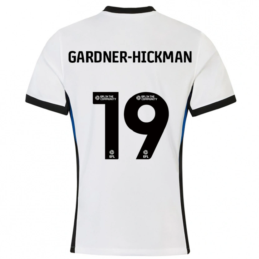Danxen Mulher Camisola Taylor Gardner-Hickman #19 Branco Azul Alternativa 2025/26 Camisa Brasil