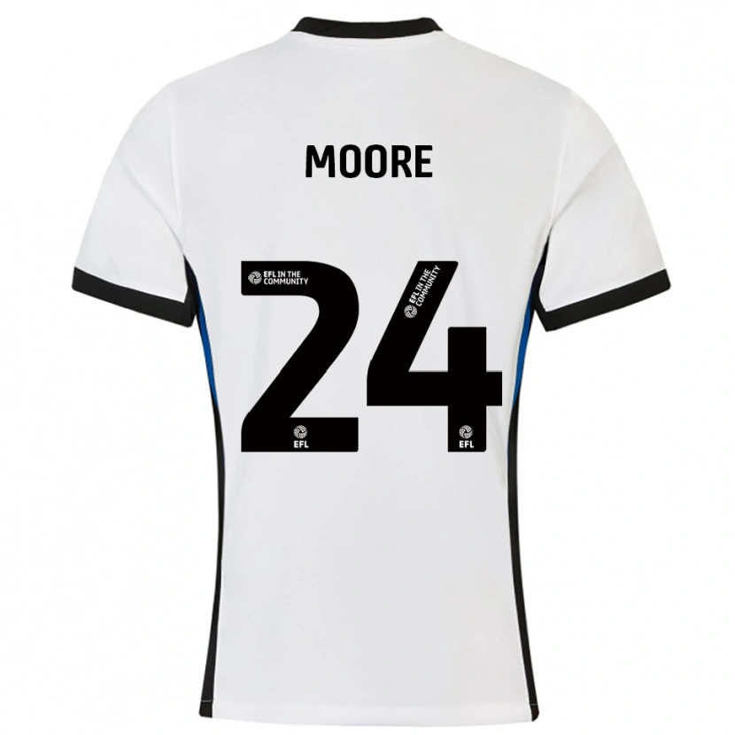 Danxen Mulher Camisola Jade Ellis Moore #24 Branco Azul Alternativa 2025/26 Camisa Brasil