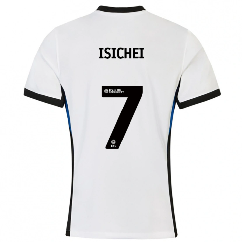 Danxen Mulher Camisola Daniel Isichei #7 Branco Azul Alternativa 2025/26 Camisa Brasil