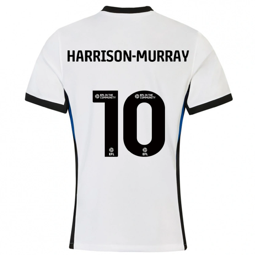 Danxen Mulher Camisola Christie Harrison-Murray #10 Branco Azul Alternativa 2025/26 Camisa Brasil