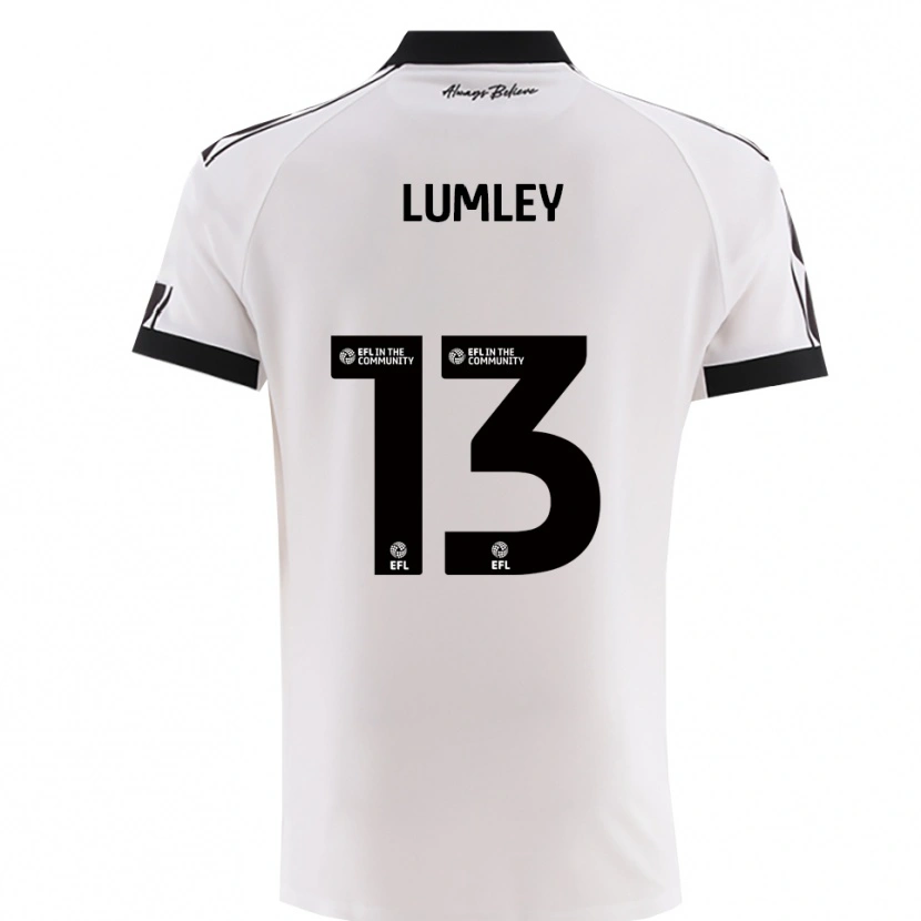 Danxen Mulher Camisola Joe Lumley #13 Branco Preto Alternativa 2025/26 Camisa Brasil
