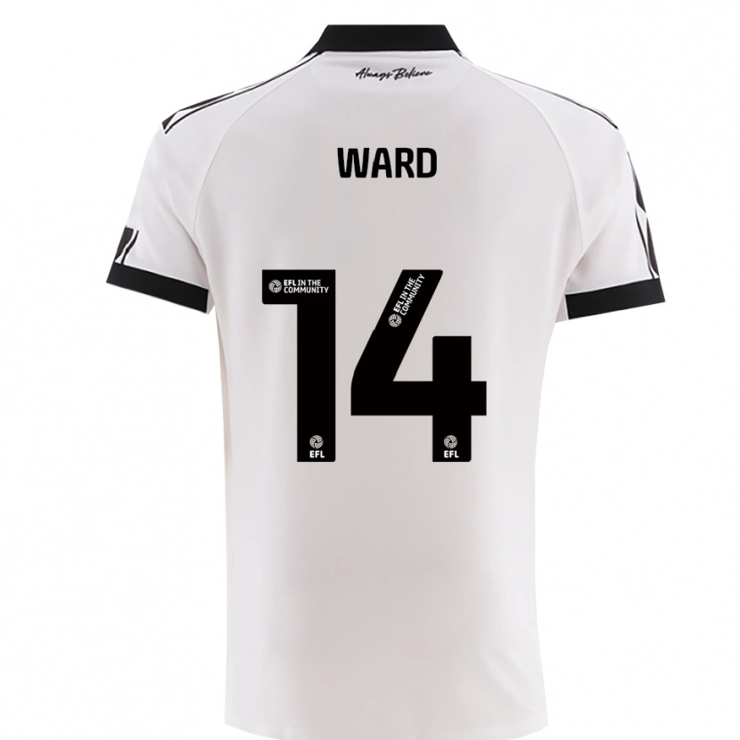 Danxen Mulher Camisola Mari Ward #14 Branco Preto Alternativa 2025/26 Camisa Brasil