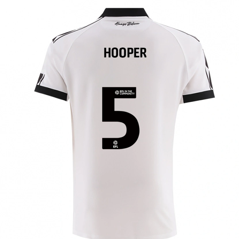 Danxen Mulher Camisola Jack Hooper #5 Branco Preto Alternativa 2025/26 Camisa Brasil