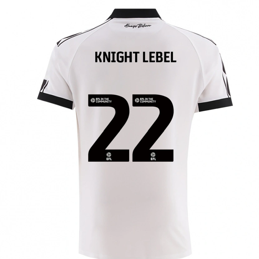 Danxen Mulher Camisola Jamie Knight-Lebel #22 Branco Preto Alternativa 2025/26 Camisa Brasil
