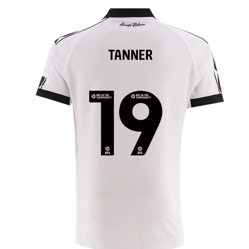 Danxen Mulher Camisola George Tanner #19 Branco Preto Alternativa 2025/26 Camisa Brasil