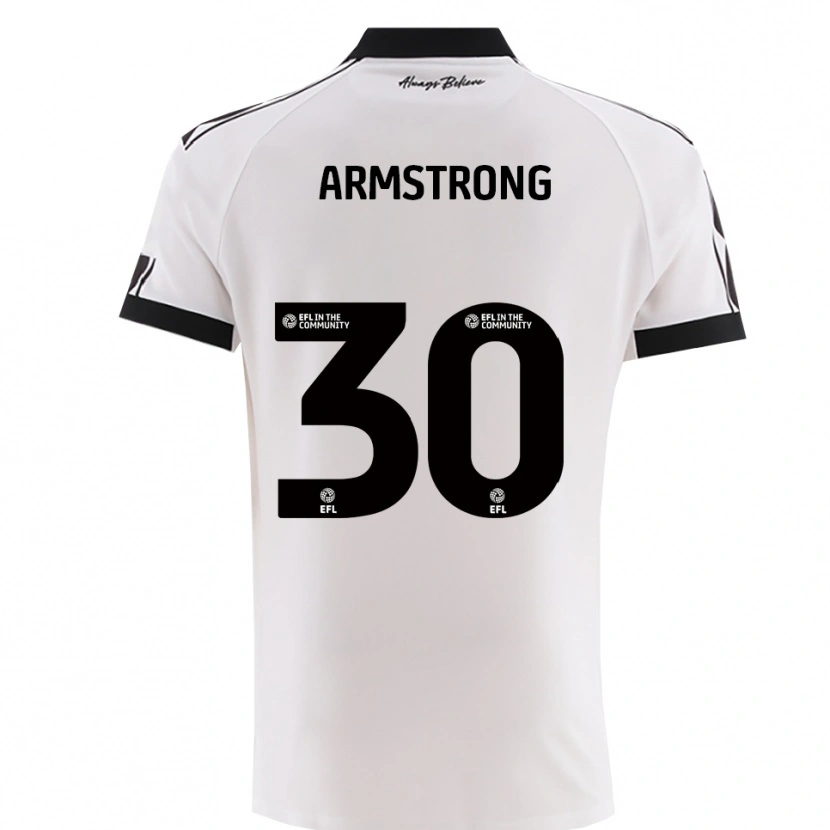Danxen Mulher Camisola Sinclair Armstrong #30 Branco Preto Alternativa 2025/26 Camisa Brasil