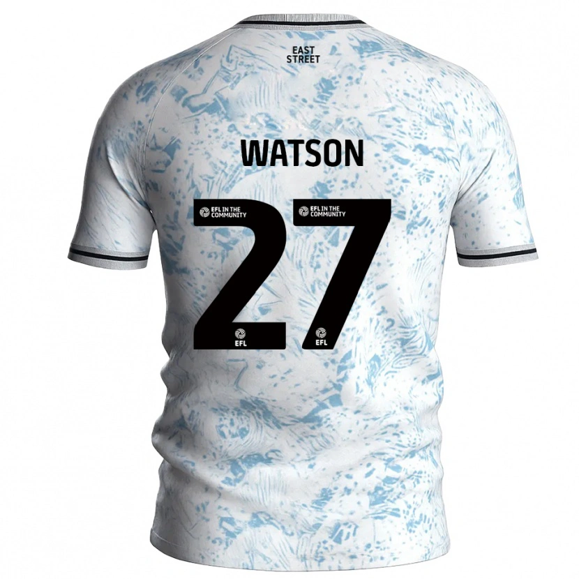 Danxen Mulher Camisola Tennai Watson #27 Branco Azul Celeste Alternativa 2025/26 Camisa Brasil