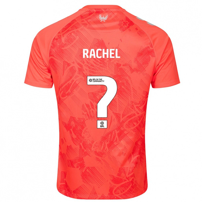 Danxen Mulher Camisola Daniel Rachel #0 Laranja Branco Alternativa 2025/26 Camisa Brasil