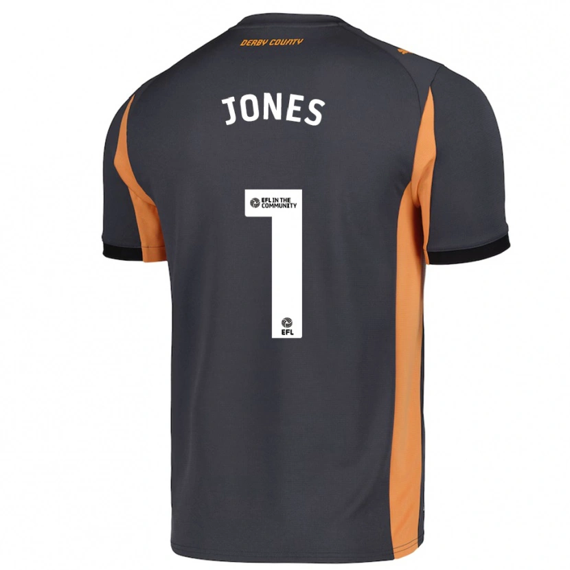 Danxen Mulher Camisola Lucy Jones #1 Cinza Laranja Preto Alternativa 2025/26 Camisa Brasil