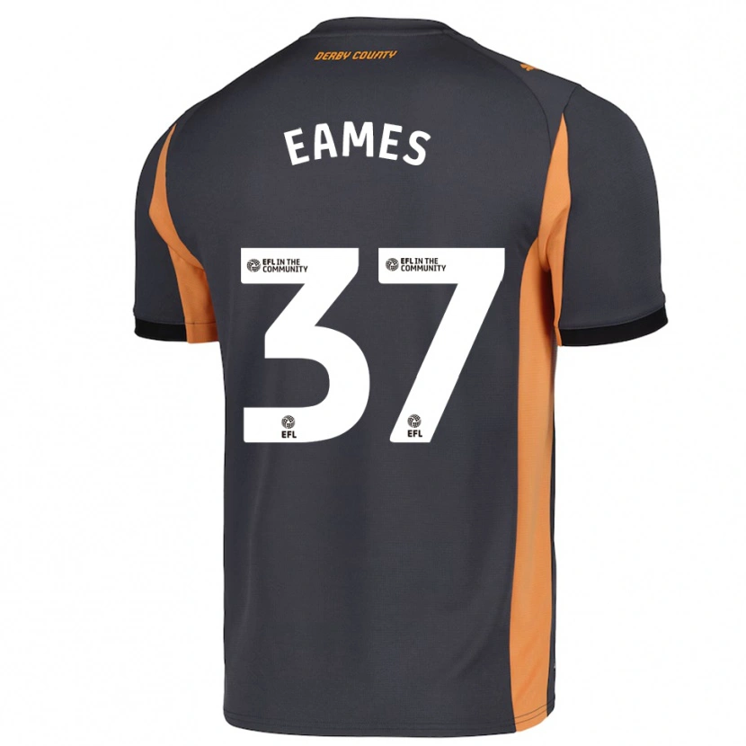 Danxen Mulher Camisola Owen Eames #37 Cinza Laranja Preto Alternativa 2025/26 Camisa Brasil