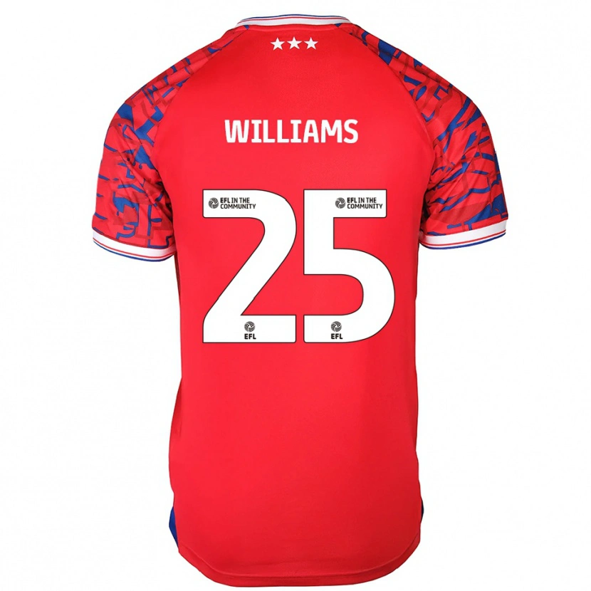 Danxen Mulher Camisola Erin Williams #25 Vermelho Azul Alternativa 2025/26 Camisa Brasil