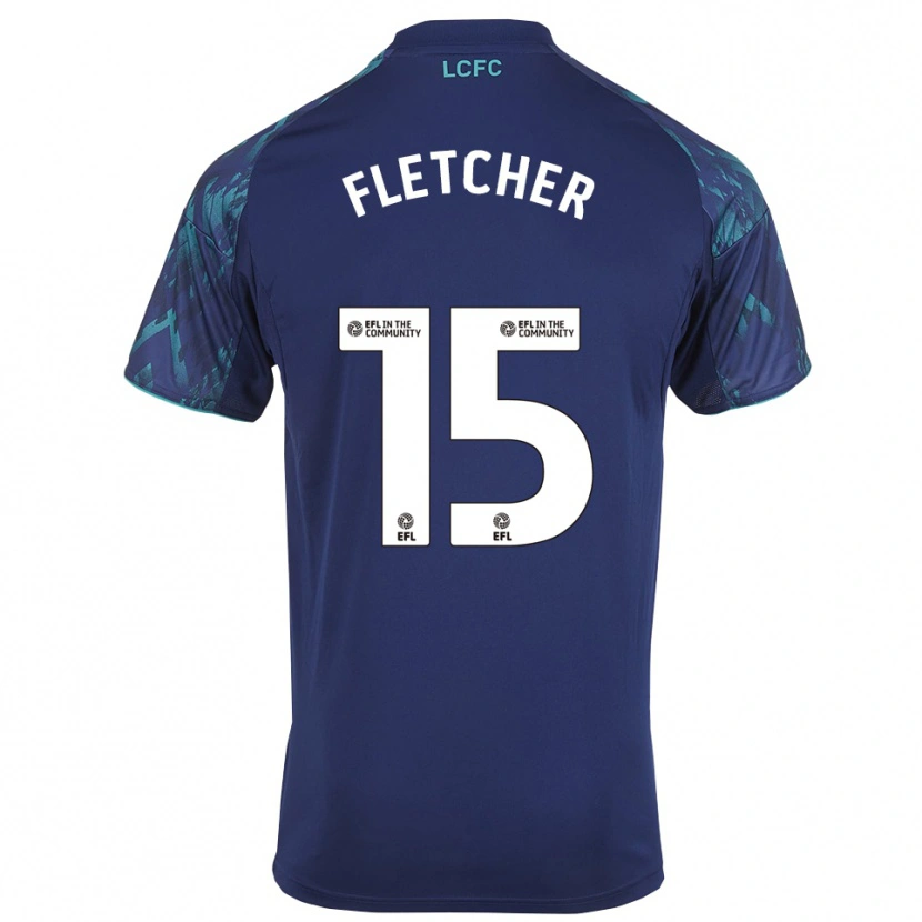 Danxen Mulher Camisola Jake Fletcher #15 Azul Marinho Verde Branco Alternativa 2025/26 Camisa Brasil