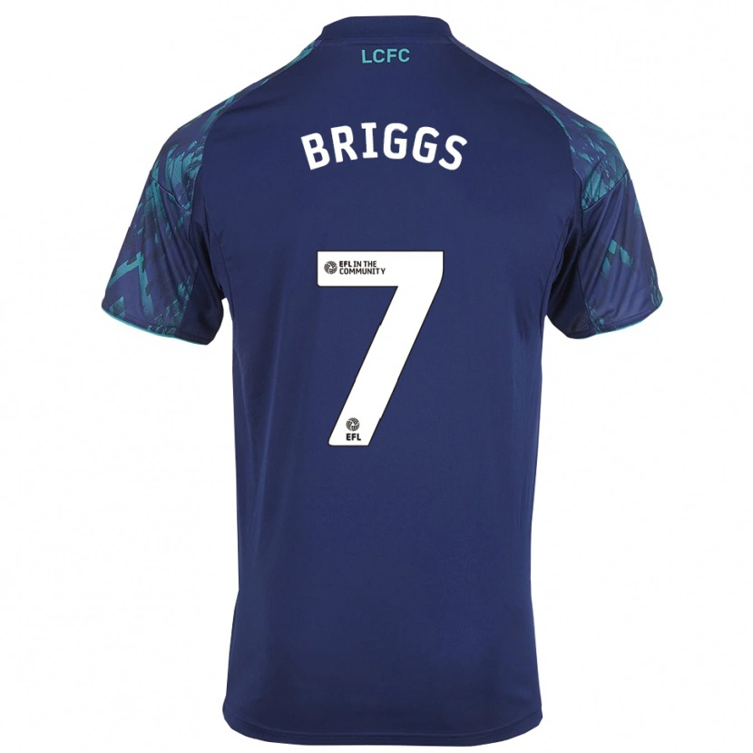 Danxen Mulher Camisola Logan Briggs #7 Azul Marinho Verde Branco Alternativa 2025/26 Camisa Brasil