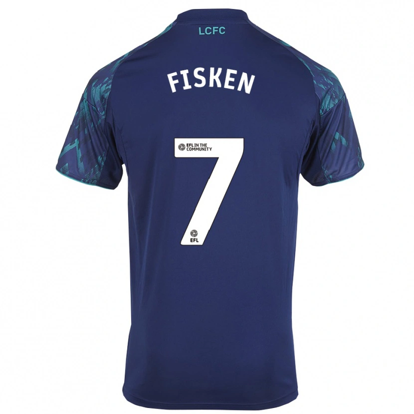 Danxen Mulher Camisola Alfie Fisken #7 Azul Marinho Verde Branco Alternativa 2025/26 Camisa Brasil