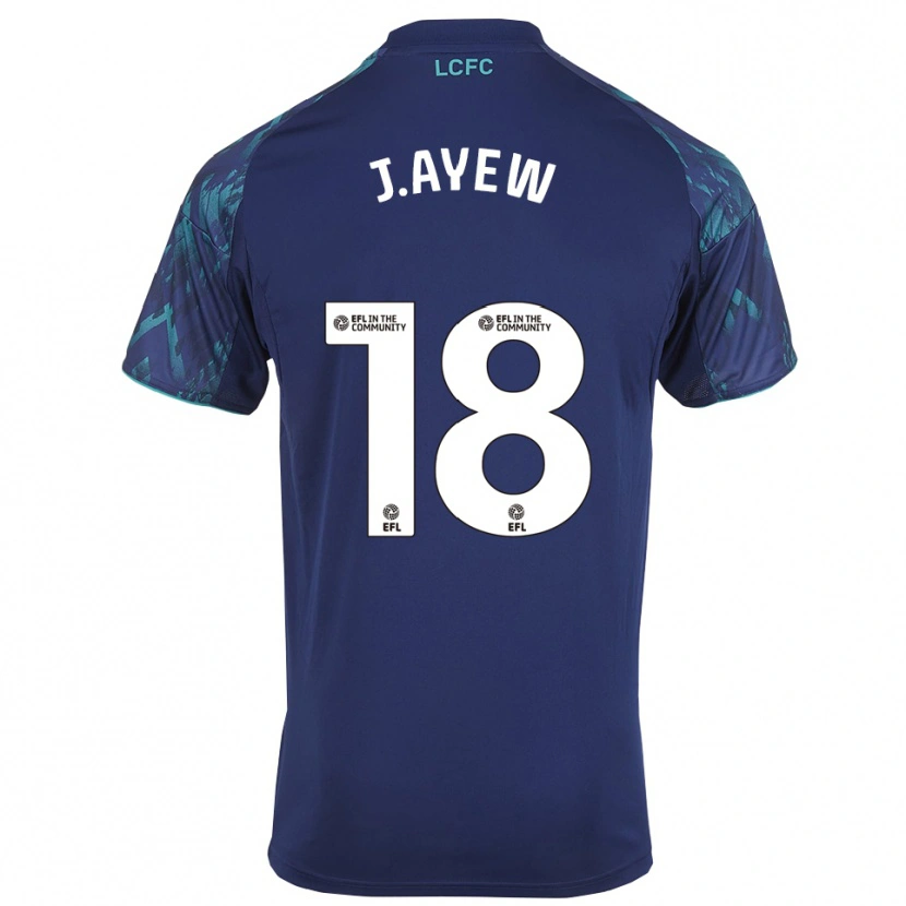 Danxen Mulher Camisola Jordan Ayew #18 Azul Marinho Verde Branco Alternativa 2025/26 Camisa Brasil