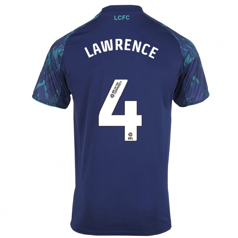 Danxen Mulher Camisola Will Lawrence #4 Azul Marinho Verde Branco Alternativa 2025/26 Camisa Brasil
