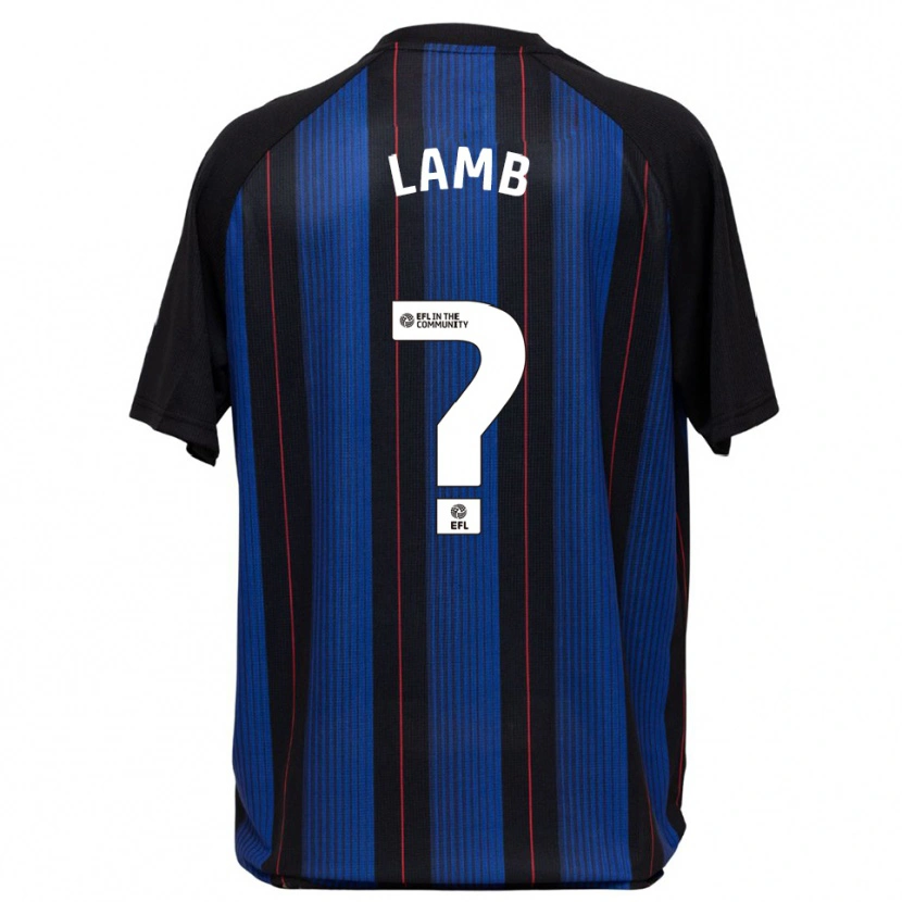 Danxen Mulher Camisola Oliver Lamb #0 Azul Preto Alternativa 2025/26 Camisa Brasil