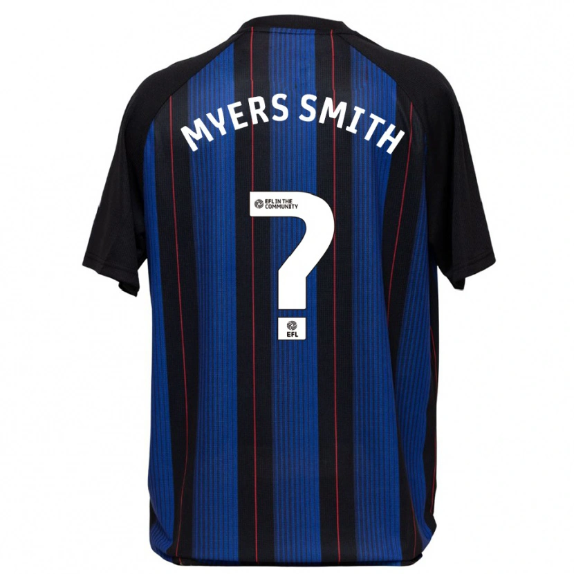 Danxen Mulher Camisola Alfie Myers-Smith #0 Azul Preto Alternativa 2025/26 Camisa Brasil