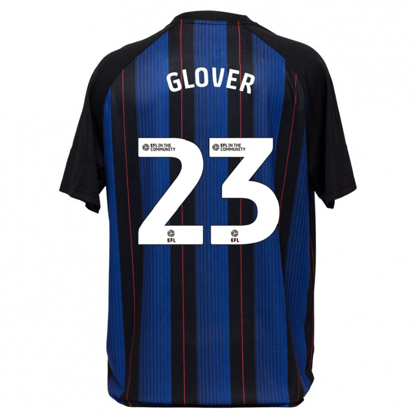 Danxen Mulher Camisola Tom Glover #23 Azul Preto Alternativa 2025/26 Camisa Brasil