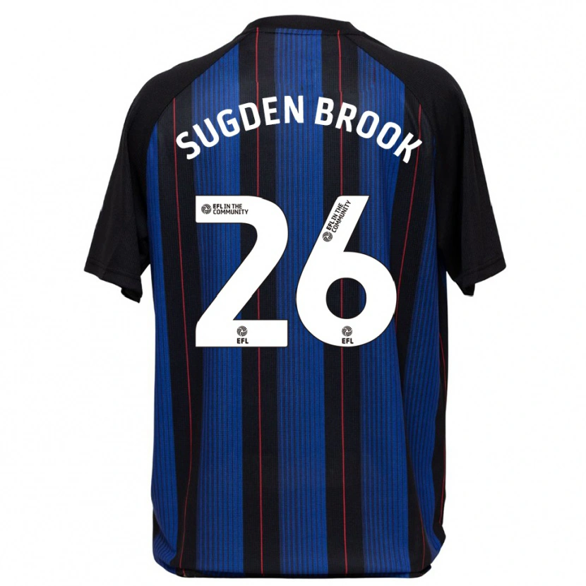 Danxen Mulher Camisola Darcie Sugden-Brook #26 Azul Preto Alternativa 2025/26 Camisa Brasil