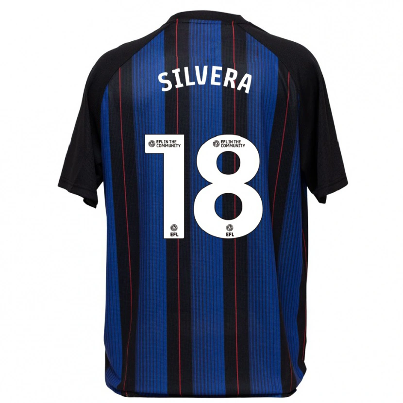 Danxen Mulher Camisola Sam Silvera #18 Azul Preto Alternativa 2025/26 Camisa Brasil