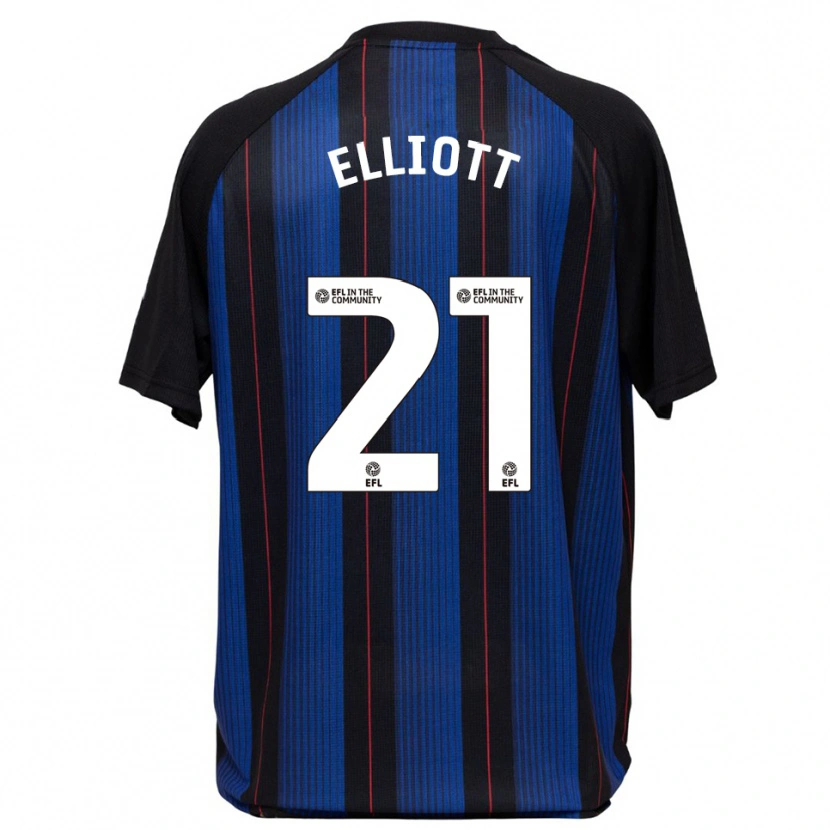 Danxen Mulher Camisola Felix Elliott #21 Azul Preto Alternativa 2025/26 Camisa Brasil