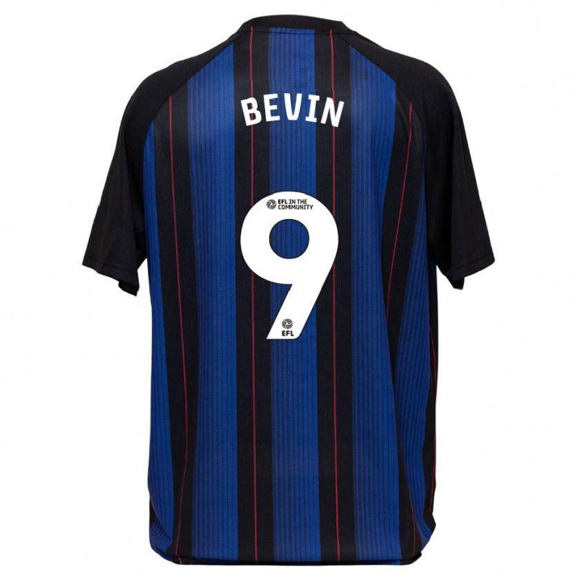 Danxen Mulher Camisola Leandro Bevin #9 Azul Preto Alternativa 2025/26 Camisa Brasil