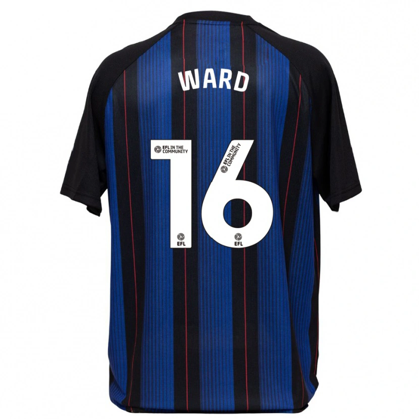 Danxen Mulher Camisola Francesca Ward #16 Azul Preto Alternativa 2025/26 Camisa Brasil