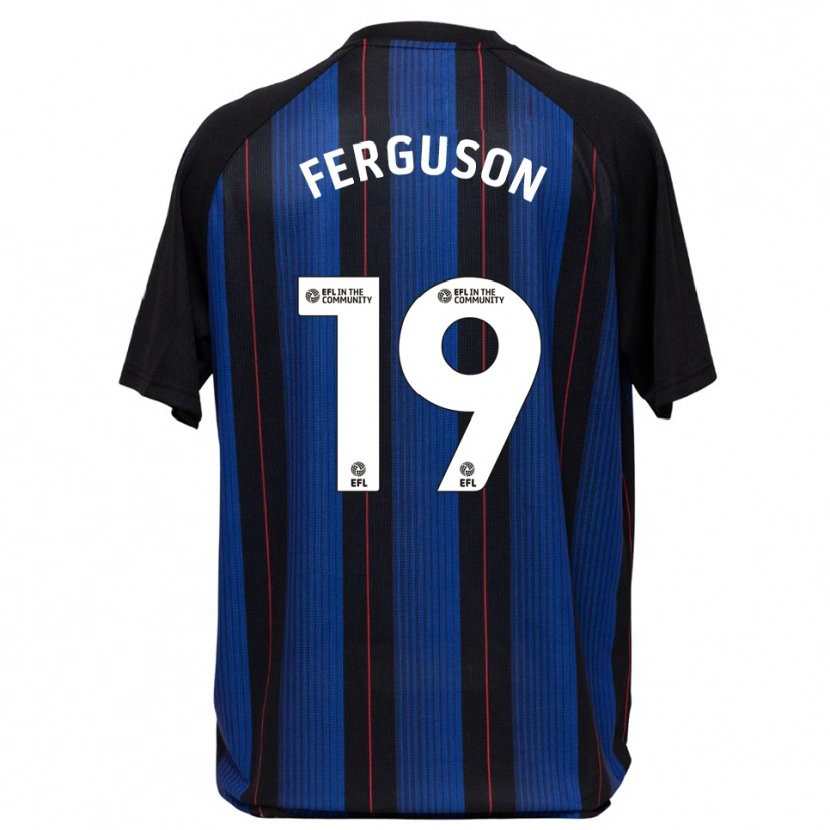 Danxen Mulher Camisola Becky Ferguson #19 Azul Preto Alternativa 2025/26 Camisa Brasil