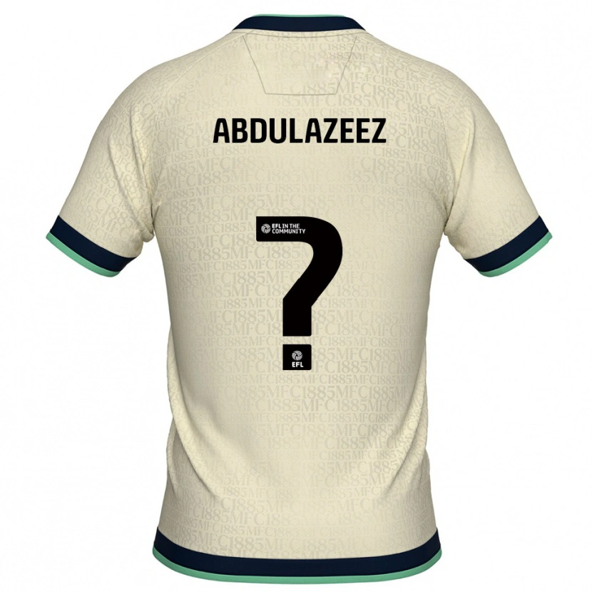 Danxen Mulher Camisola Abdulahi Abdulazeez #0 Champagne Azul Marinho Alternativa 2025/26 Camisa Brasil