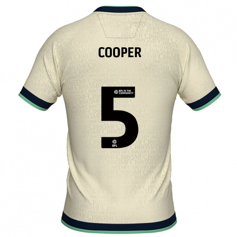 Danxen Mulher Camisola Jake Cooper #5 Champagne Azul Marinho Alternativa 2025/26 Camisa Brasil