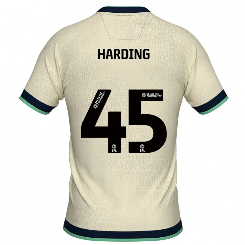 Danxen Mulher Camisola Wes Harding #45 Champagne Azul Marinho Alternativa 2025/26 Camisa Brasil
